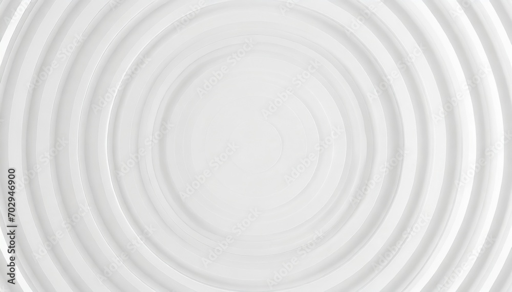 smooth concentric random offset white rings or circles waves background wallpaper banner flat lay top view from above smooth concentric random offset white rings or circles waves background wallpaper banner flat lay top view from above
