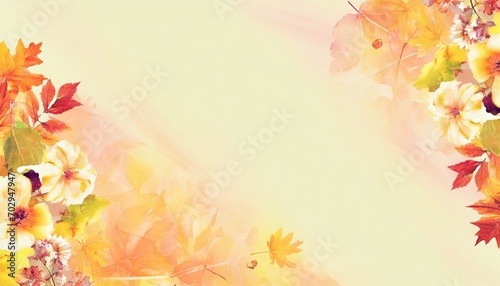 banner autumn background