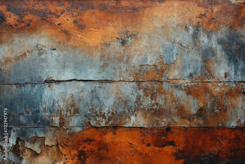 Blue wall with rust. fabric, tile, background, carpet, wallpaper, clothing, sarong, packaging, batik, cloth