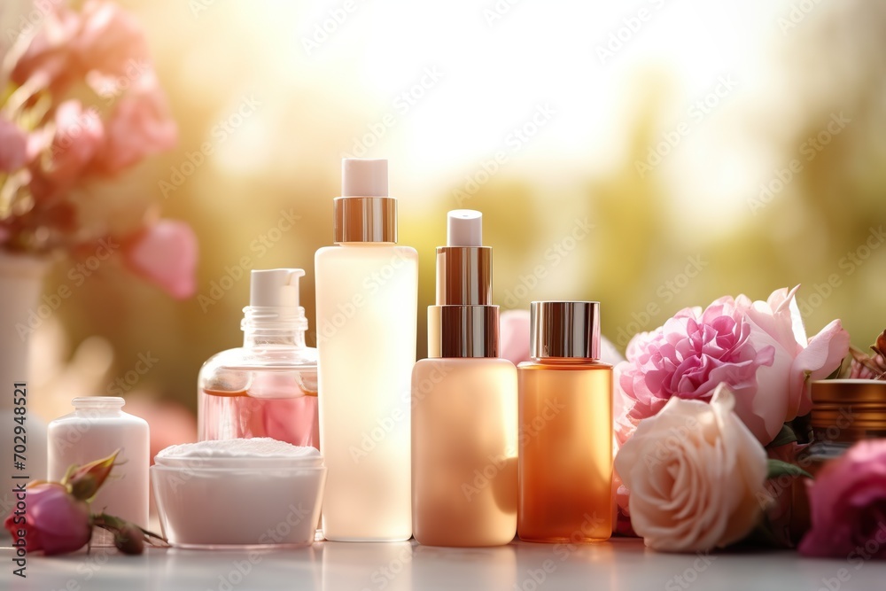 Natural cosmetics with herbal ingredients and skin care products Natural cosmetics with herbal ingredients and skin care products