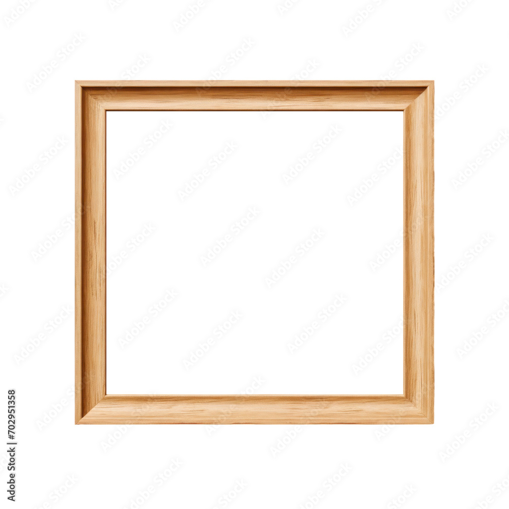 Mockup of a wooden picture frame Mockup of a wooden picture frame