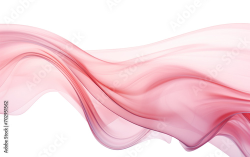 Ethereal blend of pink abstract blooming shape