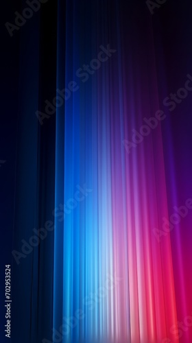 A Vibrant Curtain Against a Dark Background