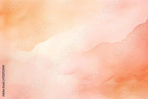 Peach watercolor abstract background