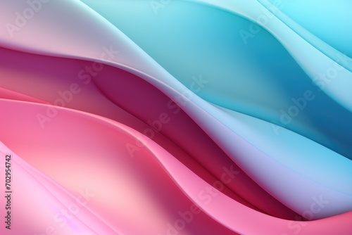 Pastel tone teal pink blue gradient defocused abstract photo smooth lines pantone color background 