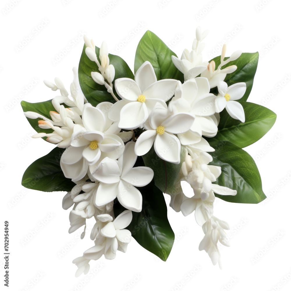 Stephanotis flower symbolizes marital happiness and is suitable as a