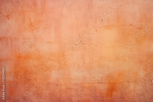 Peach Orange background on cement floor texture