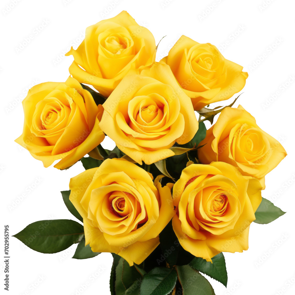 Yellow roses, a gift that warms the heart.