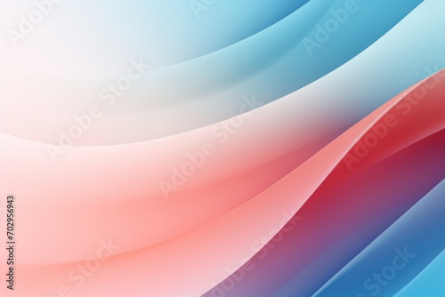 Pastel tone coral pink blue gradient defocused abstract photo smooth lines