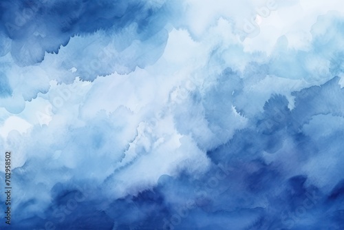 Navy Blue watercolor abstract background