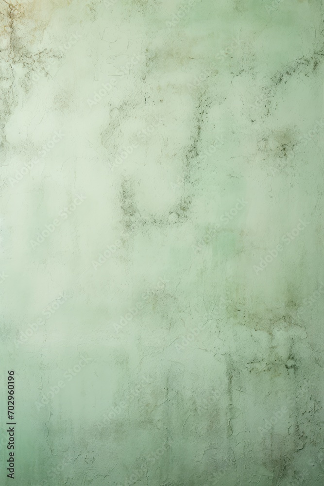 Mint Green background on cement floor texture