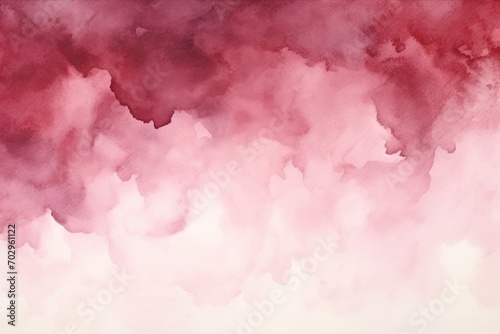 Maroon Red watercolor abstract background © Celina