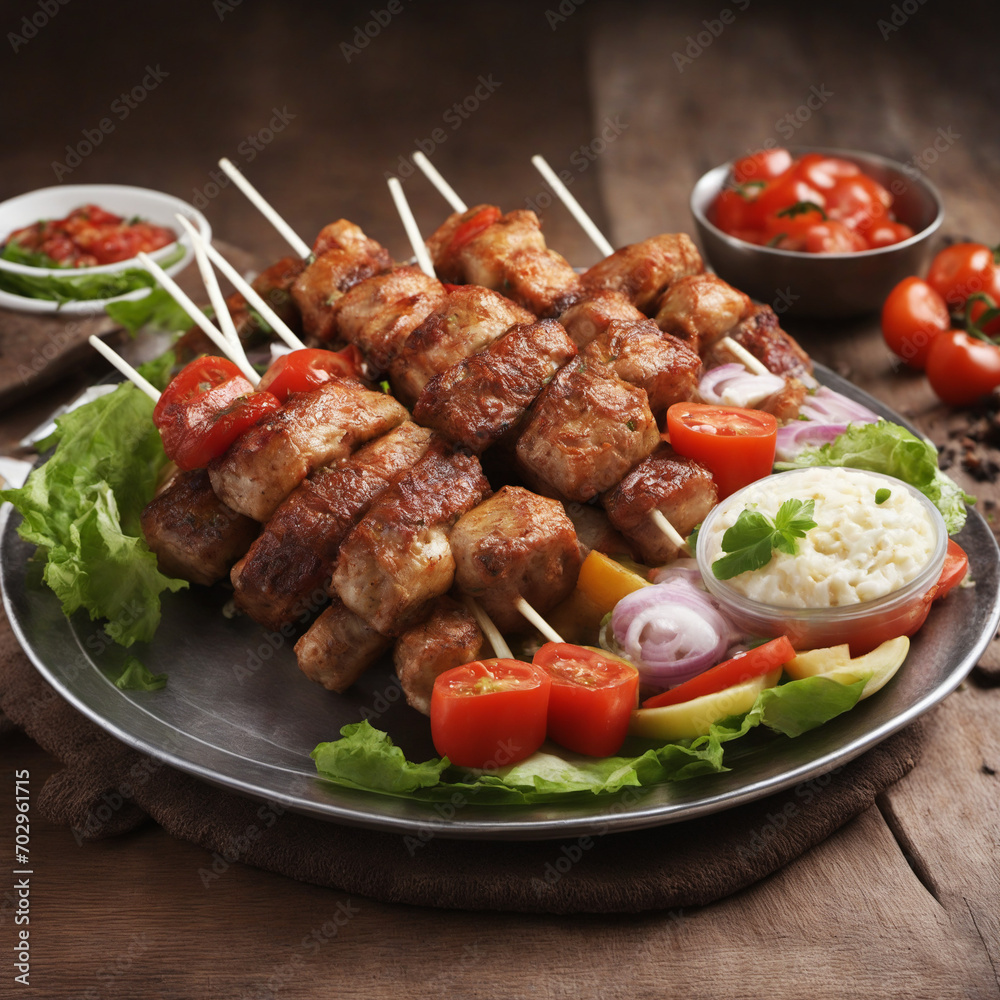 Middle Eastern style kebab Middle Eastern style kebab