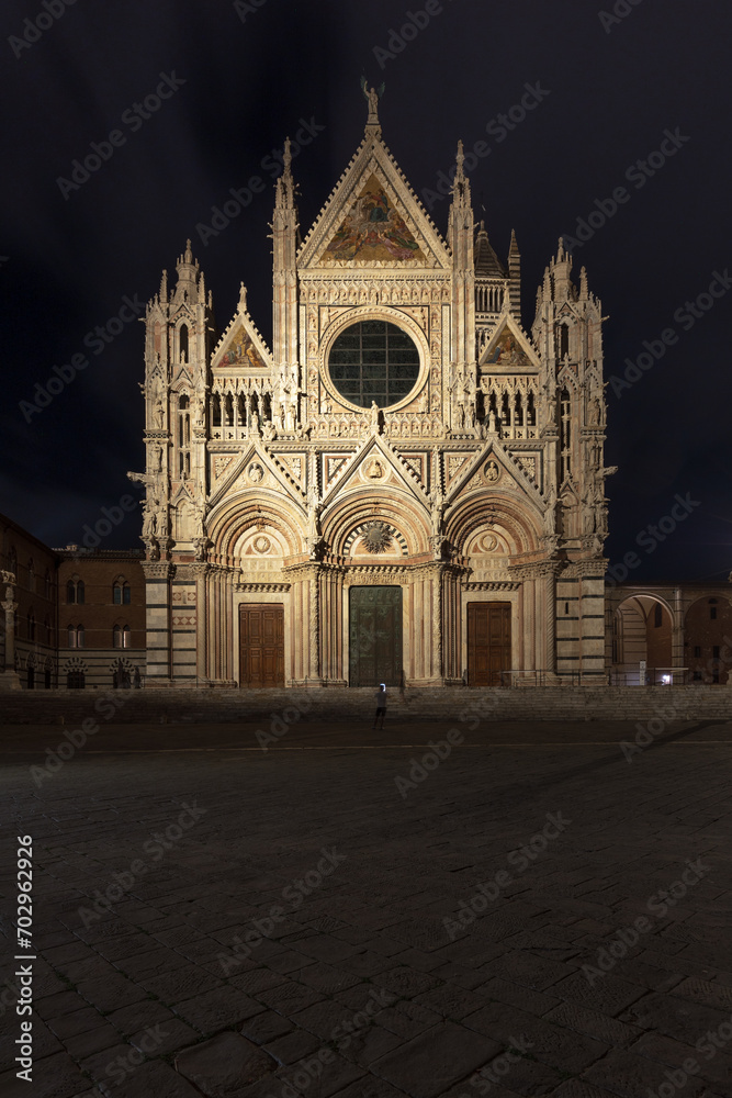 Duomo di Siena di notte