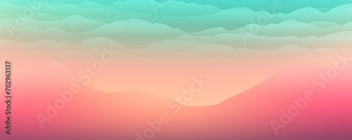 Magenta peach mint pastel gradient background © Celina