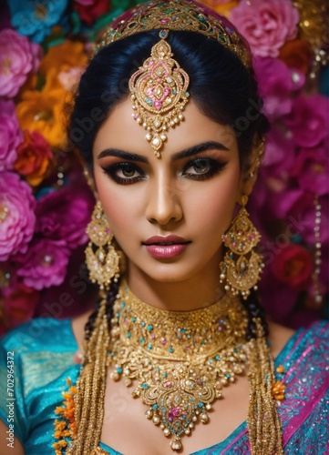 glamorous bollywood bride © Unique ART