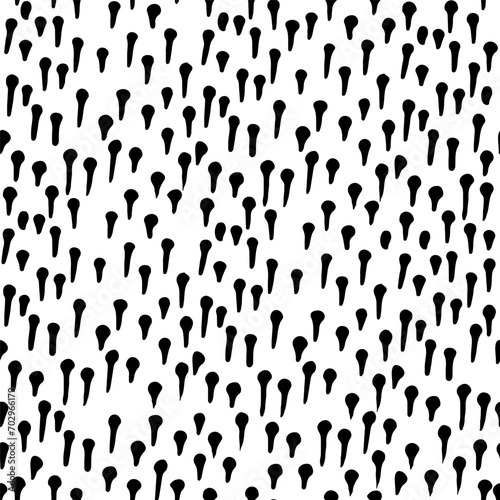 Seamless pattern with created shapes. Vector illustration