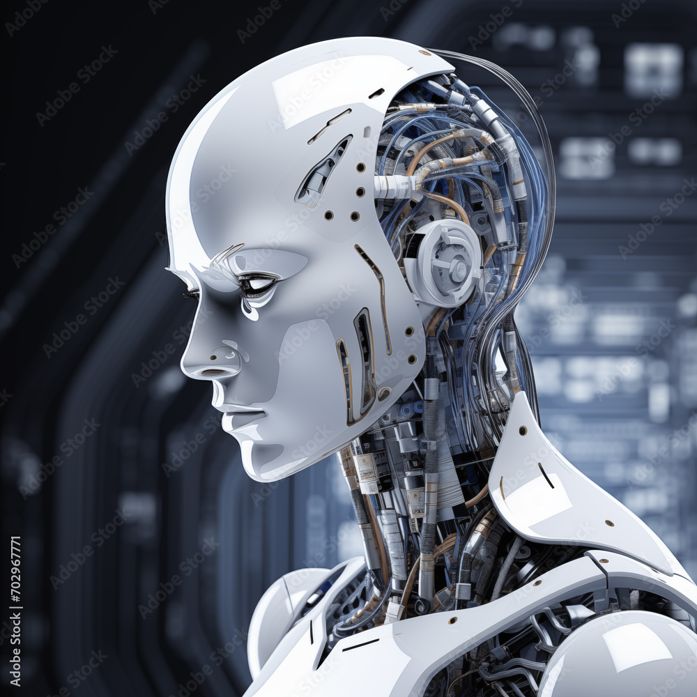3d rendered illustration of a robot 3d rendered illustration of a robot