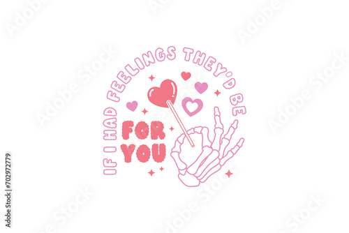 Self-love Valentines Day typography T shirt design