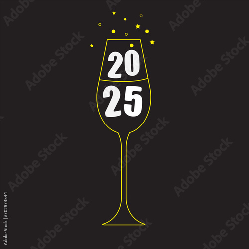 2025 champagne glass design