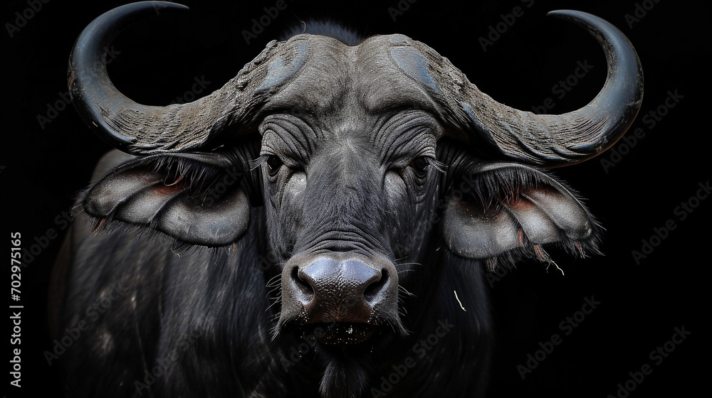 Buffalo, portrait, African shroud, wild animals of Africa, beautiful nature of Africa. Big Five. Buffalo, portrait, African shroud, wild animals of Africa, beautiful nature of Africa. Big Five.