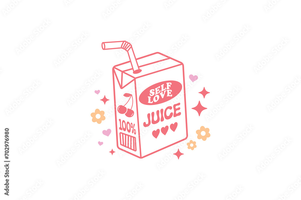 Self-love Juice Valentines Day T shirt design Self-love Juice Valentines Day T shirt design