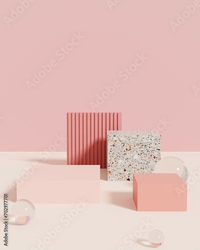 Minimal podium for product presentation