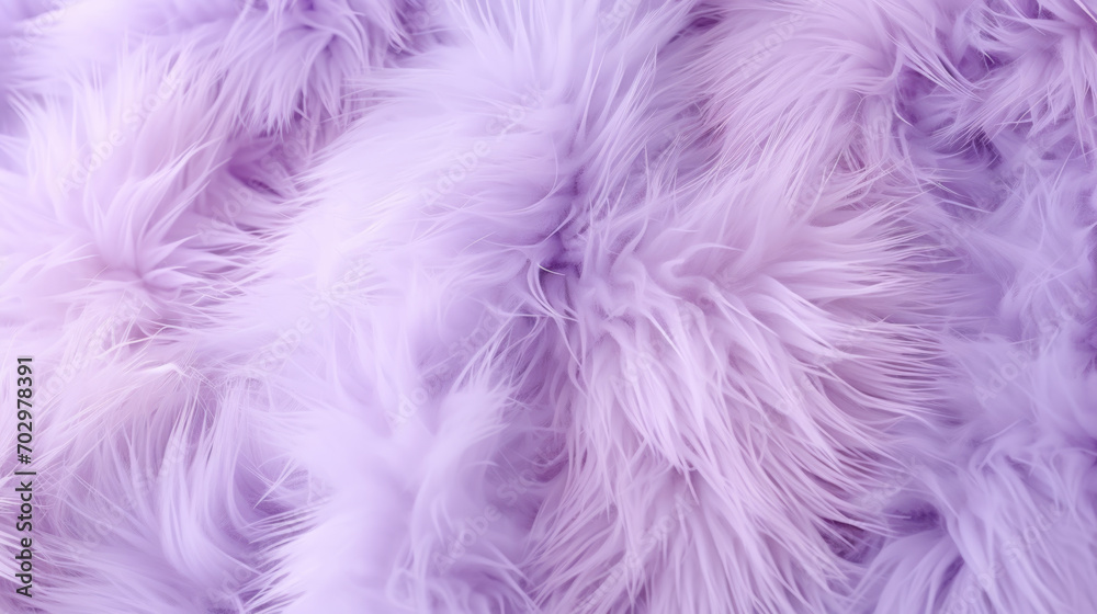 abstract fur background, concept color of the year 2024 Lavender Whisper.