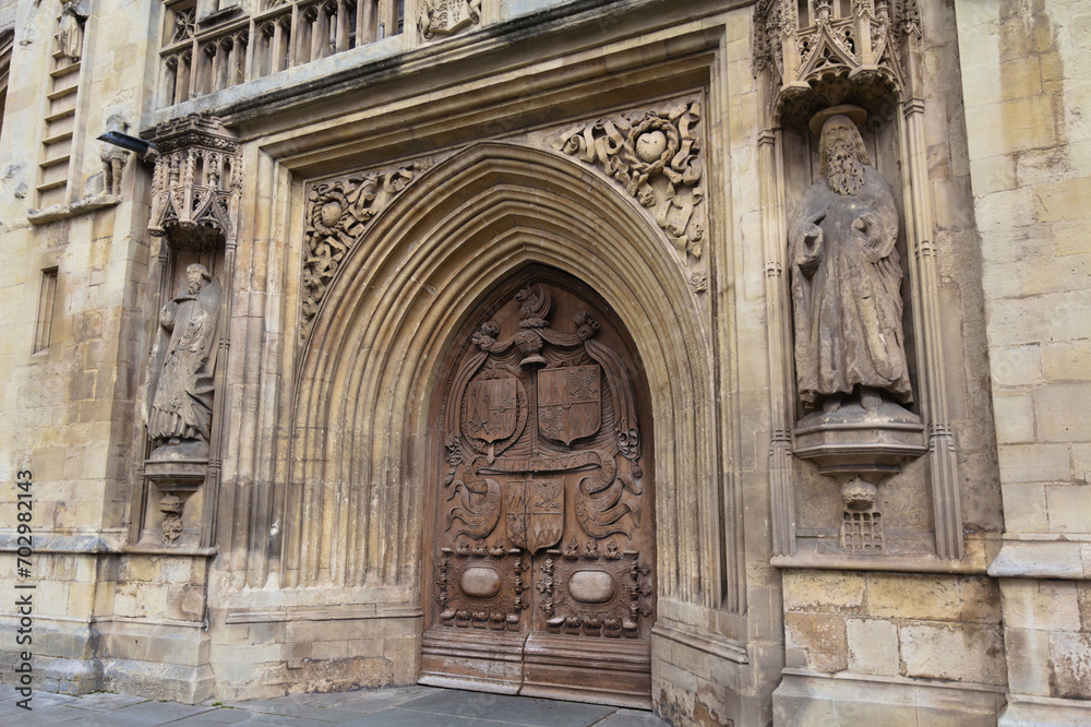 Bath Abbey - entrance - Bath - England