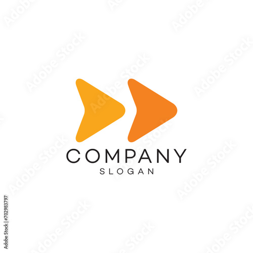Forward aero logo design timeless emblem brand identity logotype abstract minimalist monogram typography vector logo