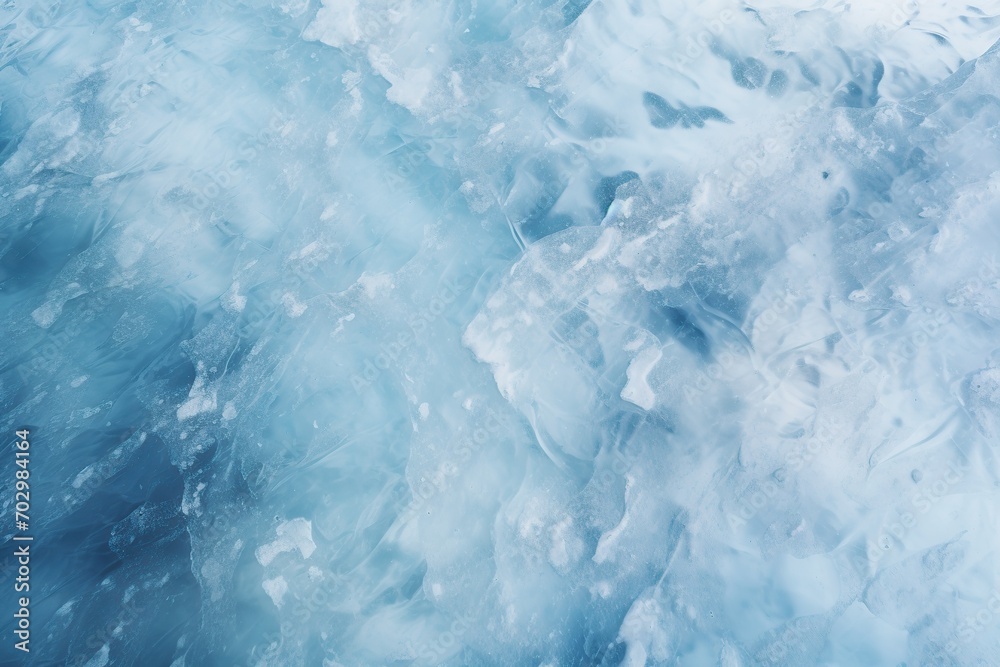 Background of frozen ice