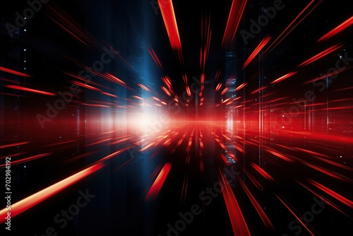 Lights of cars at night
