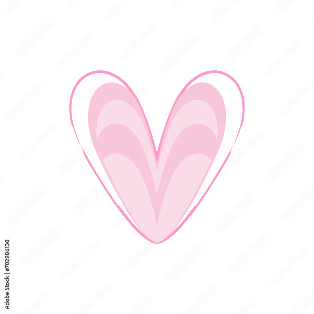 Heart pink love logo design timeless emblem brand identity logotype abstract minimalist monogram typography vector logo