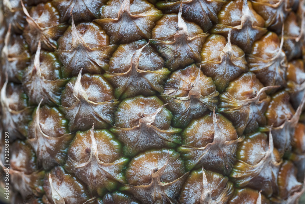 Fresh pineapple fruit surface texture, background. Fresh pineapple fruit surface texture, background.
