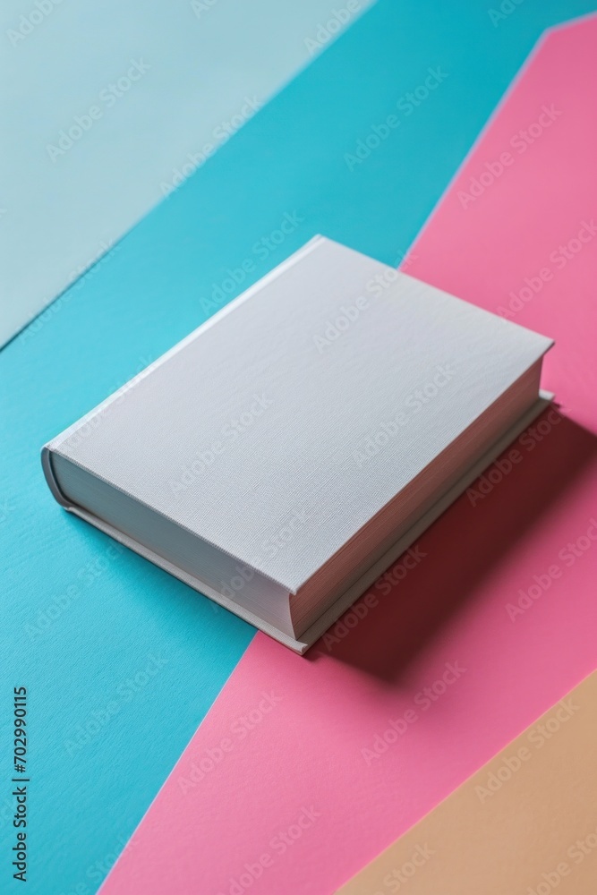 Mockup of a blank cover white book Mockup of a blank cover white book