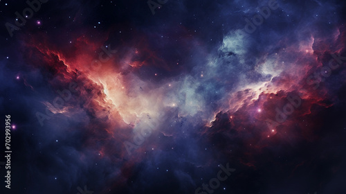 Galaxy-Themed Background with Stars 