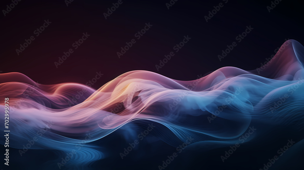 Obraz premium Digital technology abstract graphics poster web page PPT background, abstract background