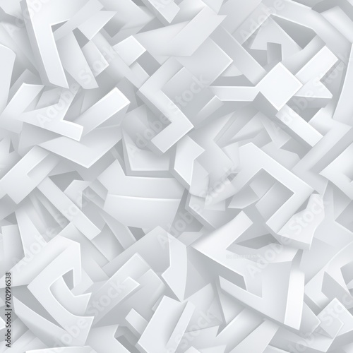 White geometric seamless pattern   minimalist and modern design for textiles and web backgrounds