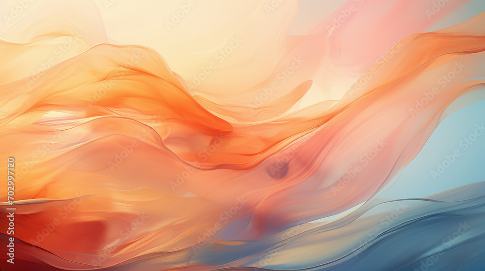 The background is an abstraction of paint, a delicate peach background The background is an abstraction of paint, a delicate peach background
