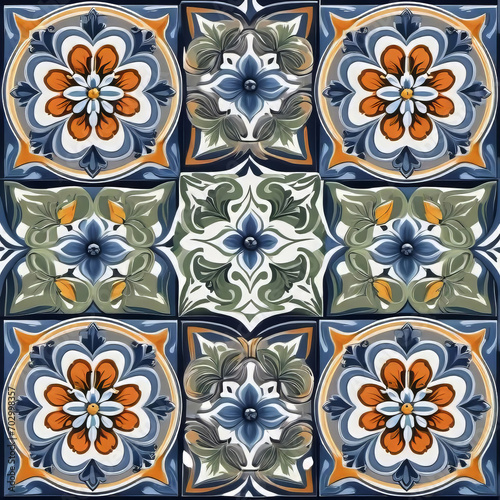Mediterranean blue tile patterns  Portuguese tile patterns  ceramic tile pattern for kitchen  bathroom  