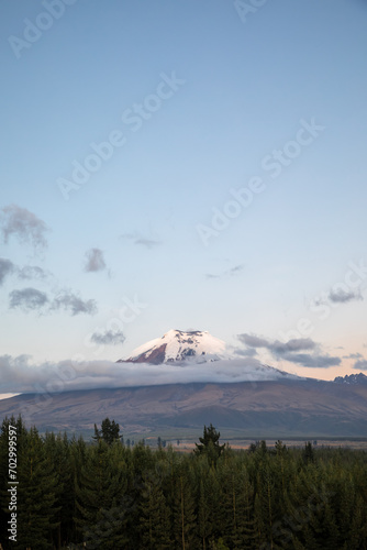 Cotopaxi Volcano at sunset 