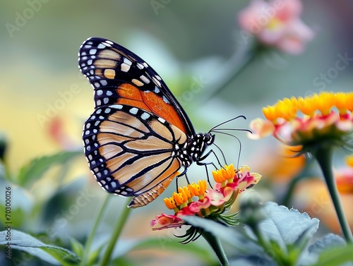 Butterfly on a Flower © Michael