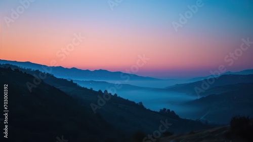 A stunning view of the sunrise at blue hour, with a serene atmosphere and the beauty of the sky painted in shades of blue and purple © Matthew