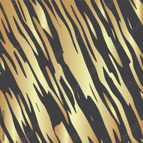 Golden abstract hand drawn line art pattern background. Luxury gold lines pattern vector design for wallpaper, textile, background.