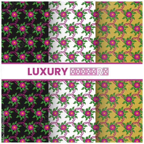 Free vector floral seamless pattern,
Floral pattern design template, 
Organic vector floral pattern design template,
