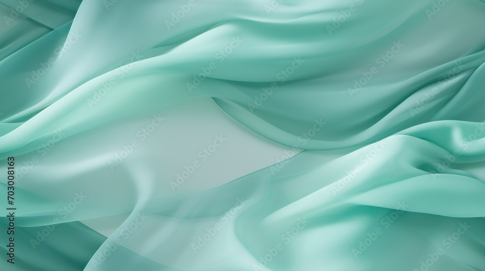 Fototapeta premium a close up of a blue and white background with a wavy design on the top of the image and bottom of the image.