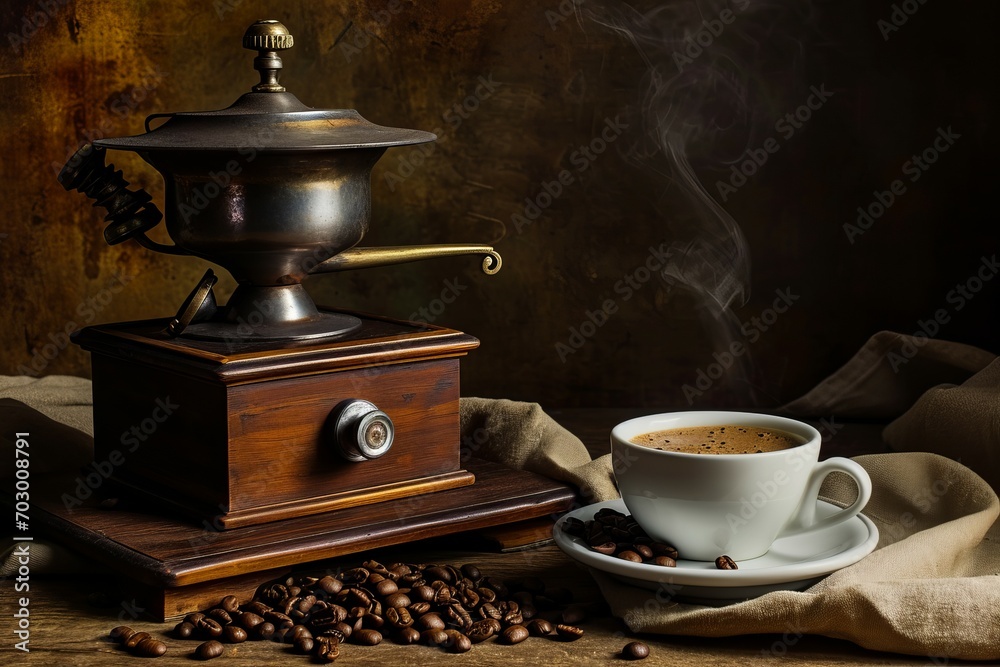 Espresso Nostalgia: Classic Coffee Brewing Setup