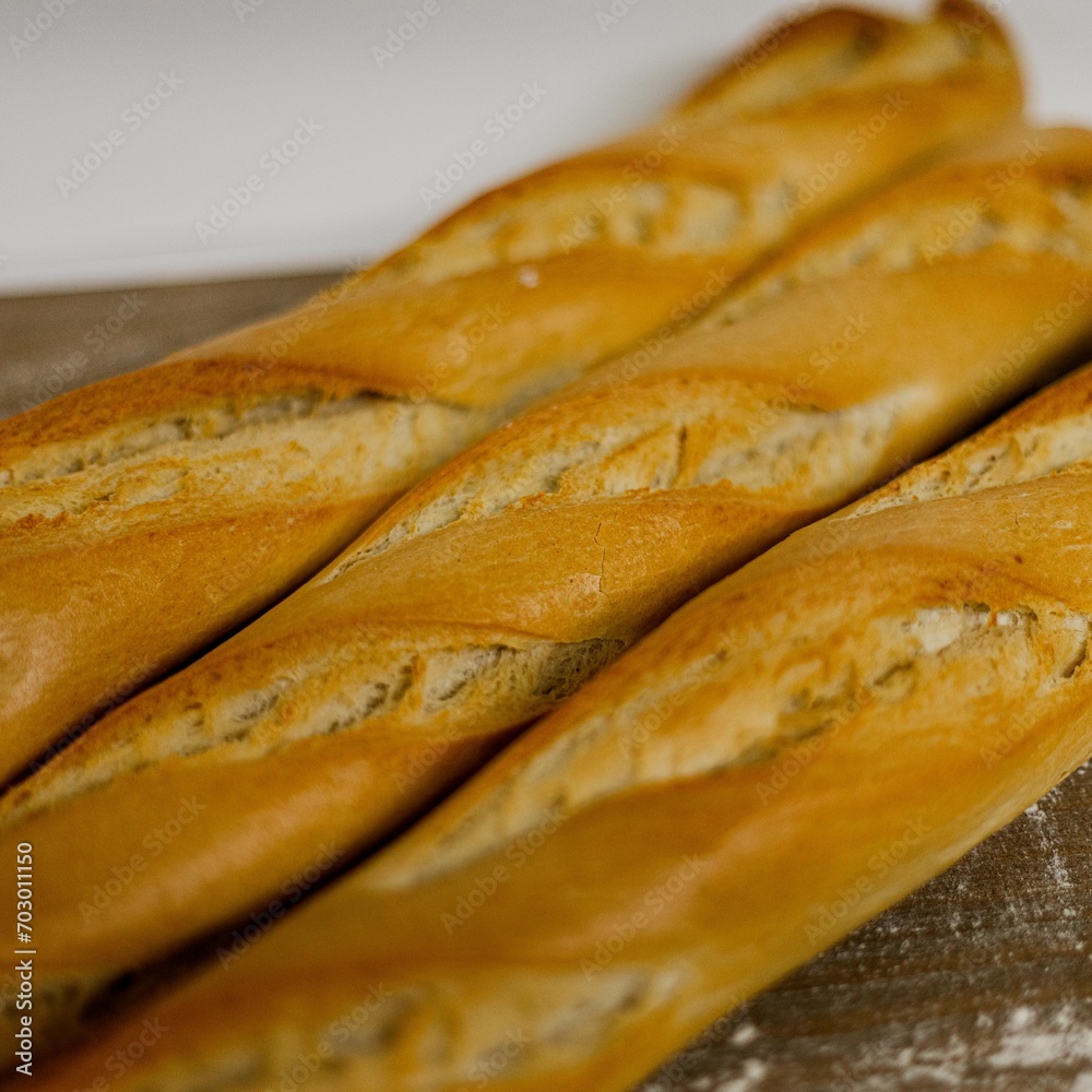Barras de pan baguette Barras de pan baguette