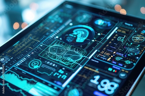 Digital health monitoring system with biometric sensors and data analysis