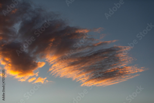 sunset clouds in the sky © calvinom